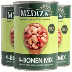 3x Mediza 4 Bonen Mix 400 gr