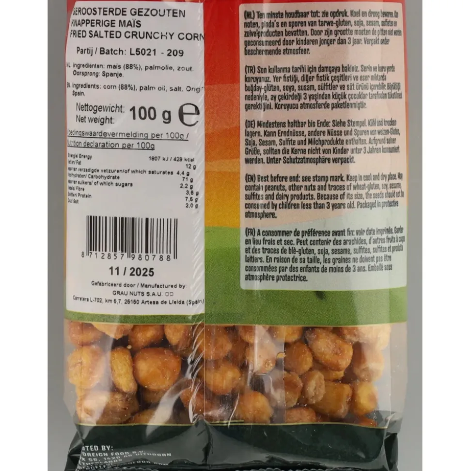 3x Mediza Geroosterde Mais 100 gr