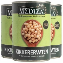 3x Mediza Kikkererwten 400 gr