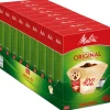 9x Melitta Filters 102 Bruin 80 stuks