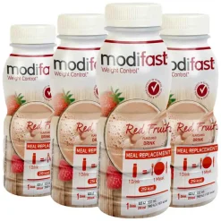 4x Modifast Drink Rood Fruit 236 ml