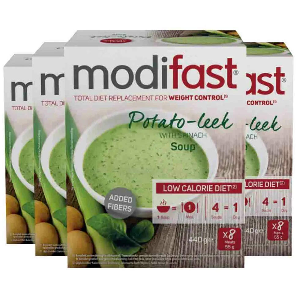 4x Modifast Intensive Soep Potato-Leek 440 gr