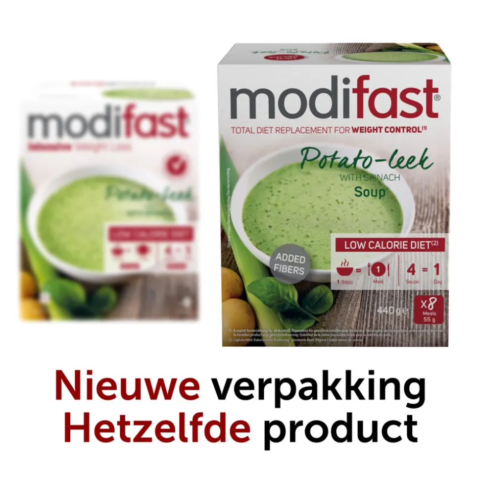 4x Modifast Intensive Soep Potato-Leek 440 gr