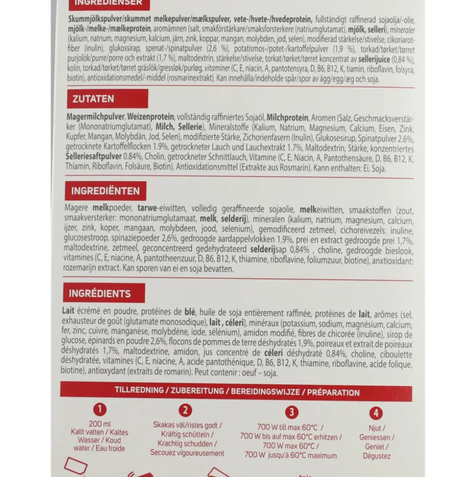 4x Modifast Intensive Soep Potato-Leek 440 gr