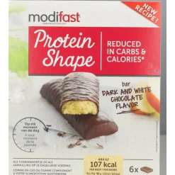 3x Modifast Protein Shape Reep Pure & Witte Chocolade 6 x 31 gr