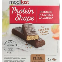 3x Modifast Protein Shape Reep Chocolade 6 x 27 gr