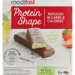 3x Modifast Protein Shape Reep Chocolade-Pistache 6 x 27 gr