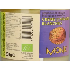 6x Monki Amandelpasta Wit Bio 330 gr