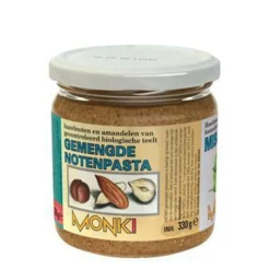 6x Monki Gemalen Notenpasta met Zout Bio 330 gr