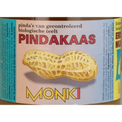 6x Monki Pindakaas met Zout Bio 330 gr