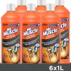6x Mr. Muscle Power Gel Ontstopper 1000 ml