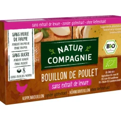 12x Natur Compagnie Kippenbouillon Glutenvrij Bio 8 stuks