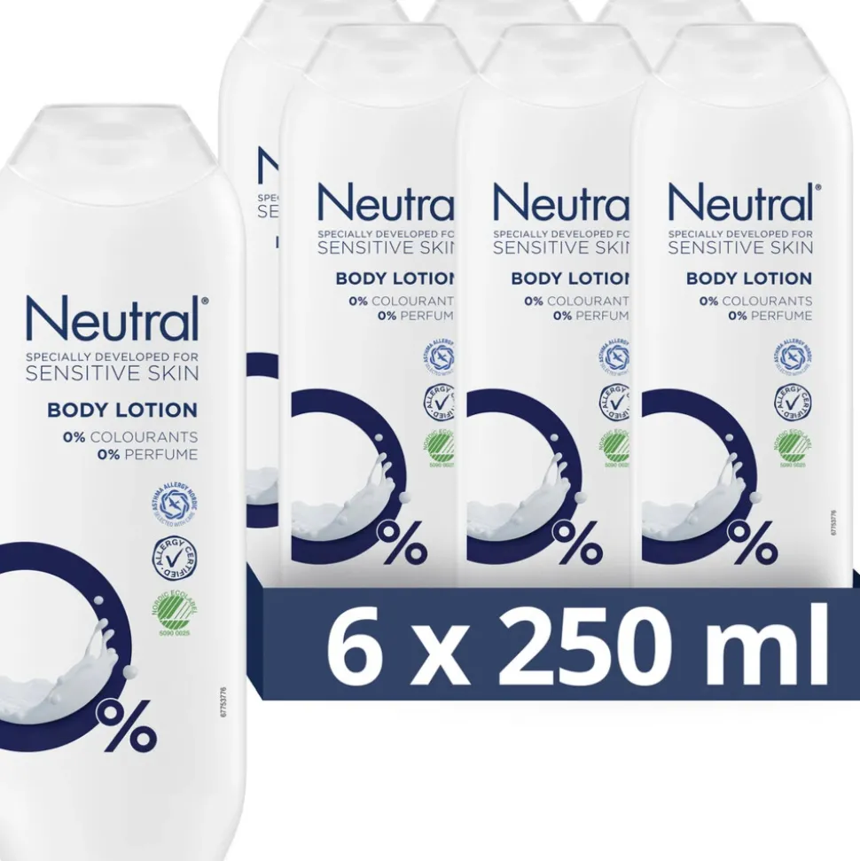 6x Neutral Bodylotion 0% 250 ml