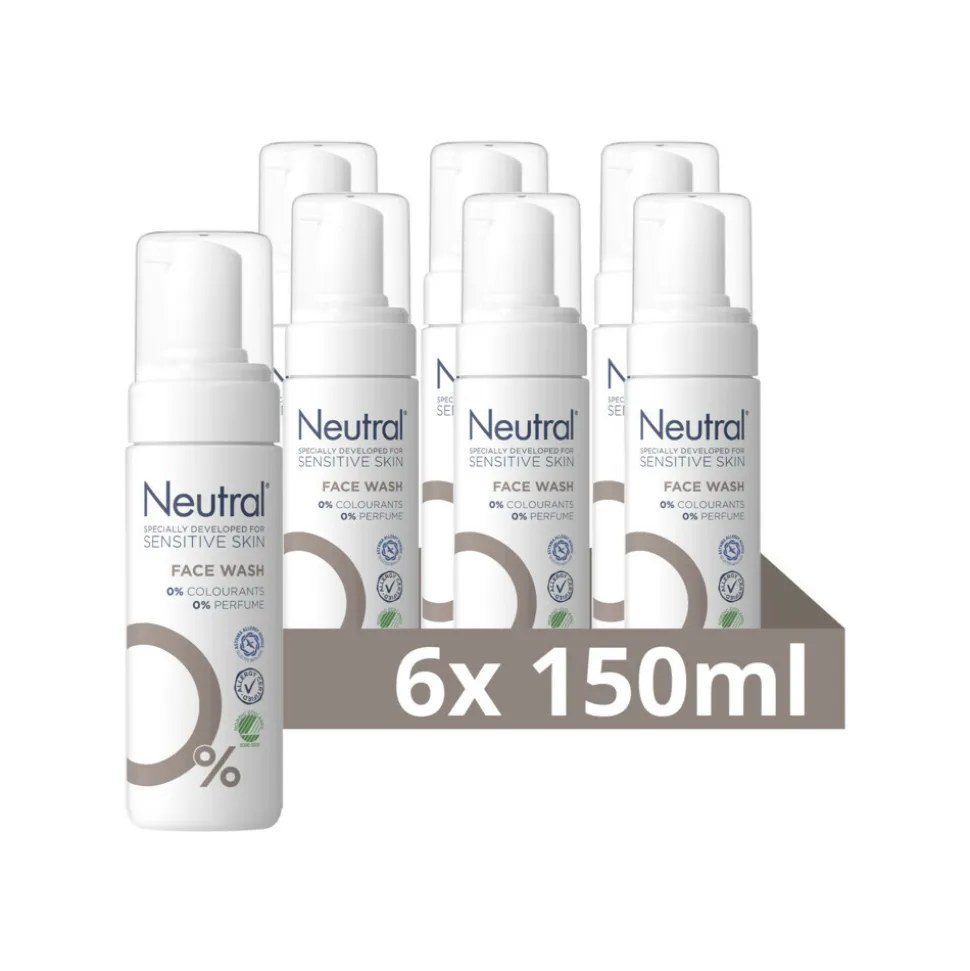 6x Neutral Facewash 150 ml