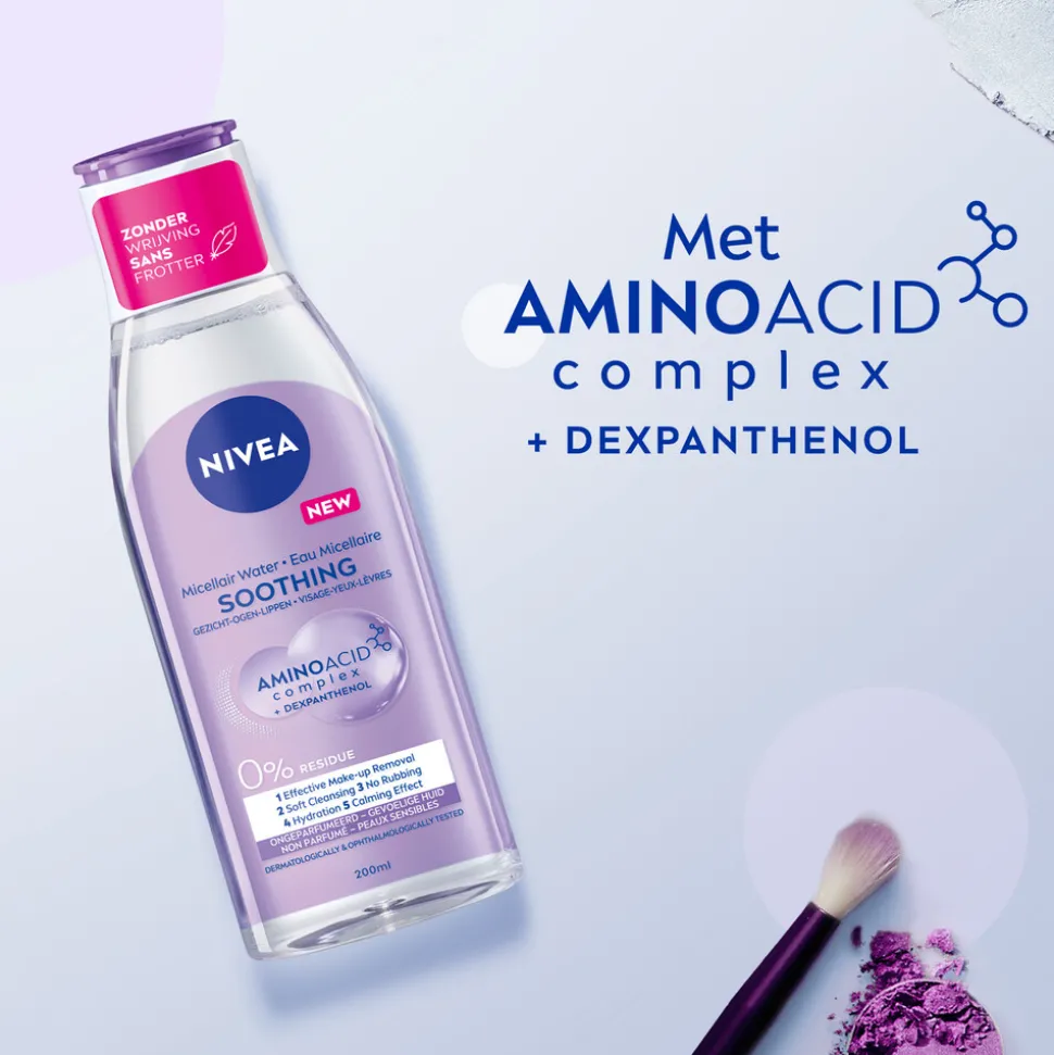 6x NIVEA 0% Residu Micellair Water Gevoelige Huid 200 ml