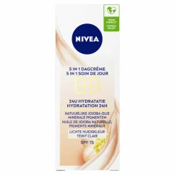 3x NIVEA BB Cream Dagcrème SPF 15 Light 50 ml