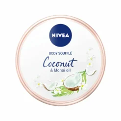 3x NIVEA Body Souffle Coconut en Monoi Olie 200 ml