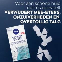 6x NIVEA Clear Up Strips Gezichtsmasker 6 stuks
