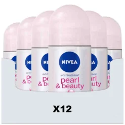 12x NIVEA Deodorant Pearl & Beauty Roll-On 50 ml