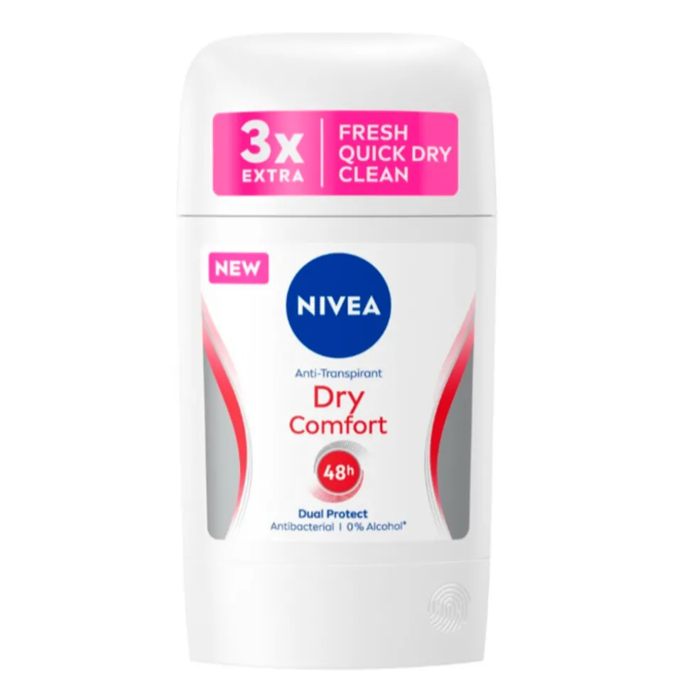 5x NIVEA Deodorant Stick Dry Comfort 40 ml