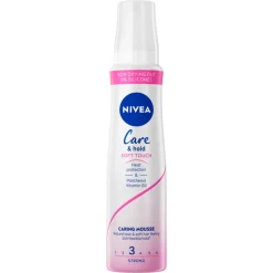 6x NIVEA Haarmousse Care & Hold Soft Touch 250 ml
