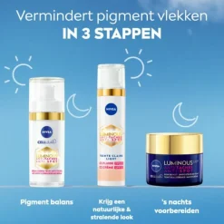 3x NIVEA Luminous630 CC Cream SPF 30 Light 40 ml