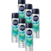 6x NIVEA Men Anti-Transpirant Spray Frech Kick 150 ml