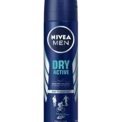 6x NIVEA Men Deo Spray Dry Active 150 ml