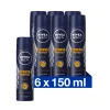6x NIVEA Men Deodorant Spray Stress Protect 150 ml
