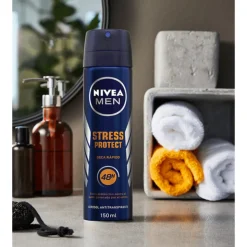 6x NIVEA Men Deodorant Spray Stress Protect 150 ml