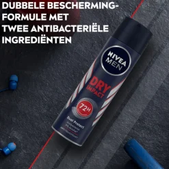 6x NIVEA Men Deodorant Spray Dry Impact 150 ml