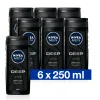 6x NIVEA Men Douchegel Deep Clean 250 ml