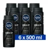 6x NIVEA Men Douchegel Deep Clean 500 ml
