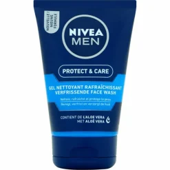 6x NIVEA Men Face Wash Protect & Care 100 ml