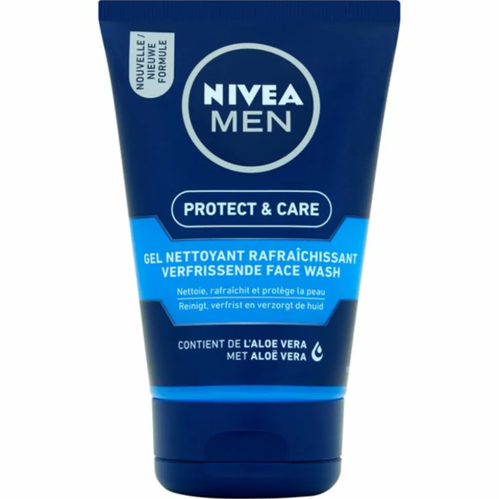 6x NIVEA Men Face Wash Protect & Care 100 ml