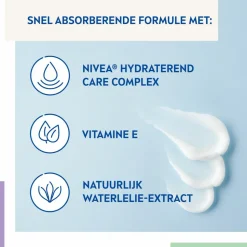 3x NIVEA Nachtcrème Hydraterend 50 ml