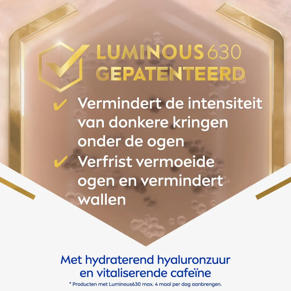 3x NIVEA Oogcontourcrème Luminous 630 15 ml