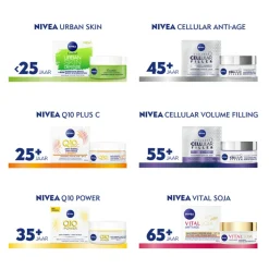 3x NIVEA Q10 Nachtcrème Anti-Rimpel Verstevigend 50 ml