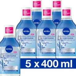 5x NIVEA Serum-Infused Micellair Water Recharge 400 ml