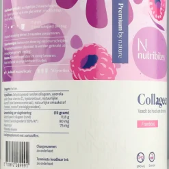 2x Nutribites Collageen Framboos Poeder 360 gr