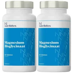 2x Nutribites Magnesium Bisglycinaat 60 tabletten
