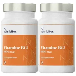 2x Nutribites Vitamine B12 100 zuigtabletten