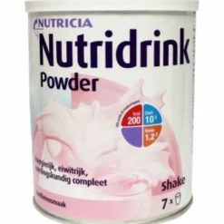 3x Nutricia Nutridrink Poeder Aarbei 335 gr