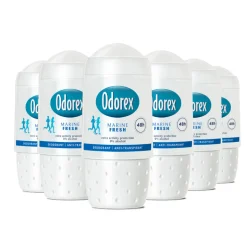 6x Odorex Deodorant Roller Marine Fresh 50 ml