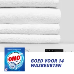 6x OMO Waspoeder Wit 14 Wasbeurten 798 gr