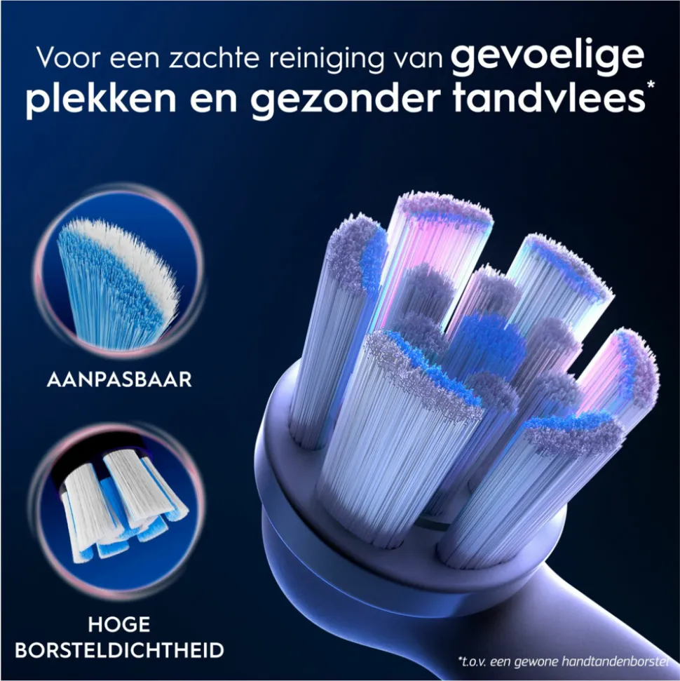 6x Oral-B Opzetborstels iO Gentle Care Wit 6 stuks