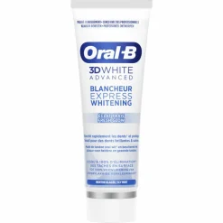 12x Oral-B Tandpasta 3DWhite Advanced Express Whitening Fresh Glow 75 ml