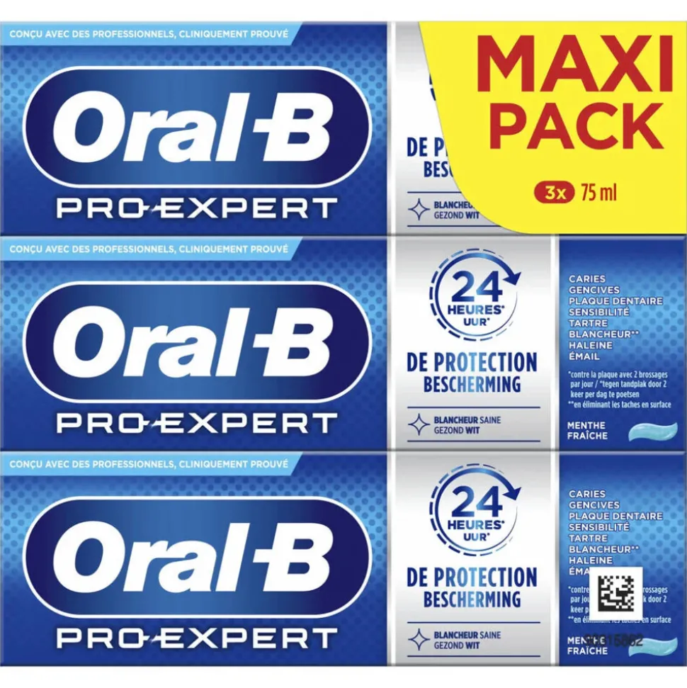 8x Oral-B Tandpasta Expert Gezond Wit 3 x 75 ml