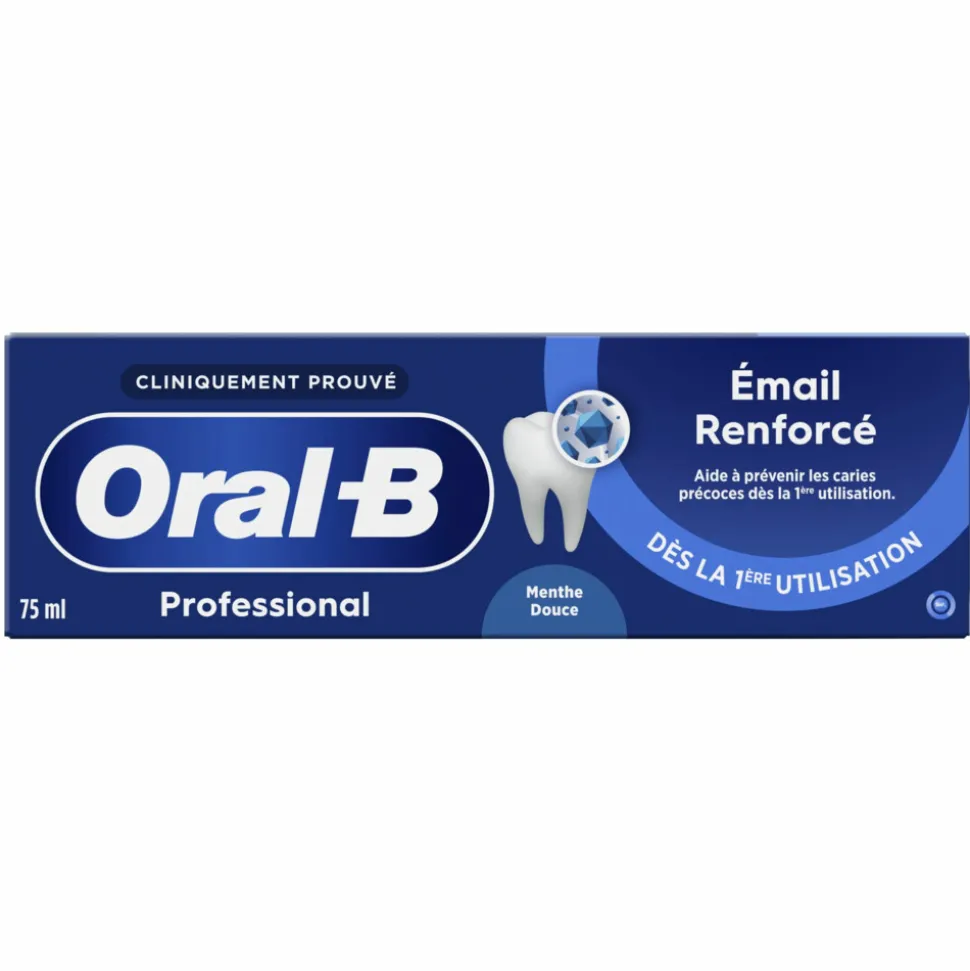12x Oral-B Tandpasta Professional Glazuurversterkend Reiniging Munt 75 ml