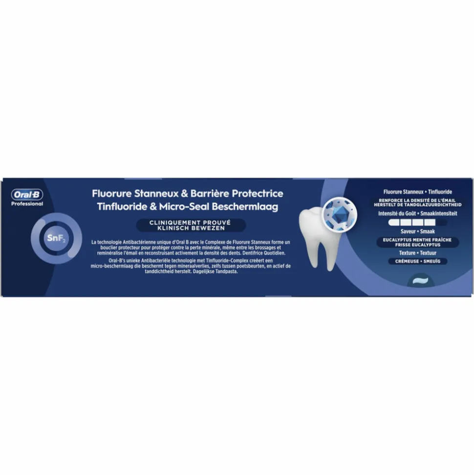 12x Oral-B Tandpasta Professional Glazuurversterkend Extra Fris 75 ml
